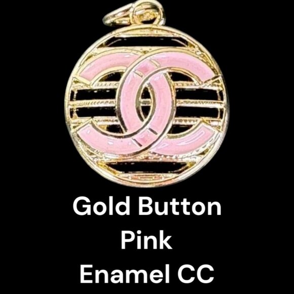 Chanel Button Charm - Authentic Charm with Unbranded Gold-tone Chain - Picture 2 of 8